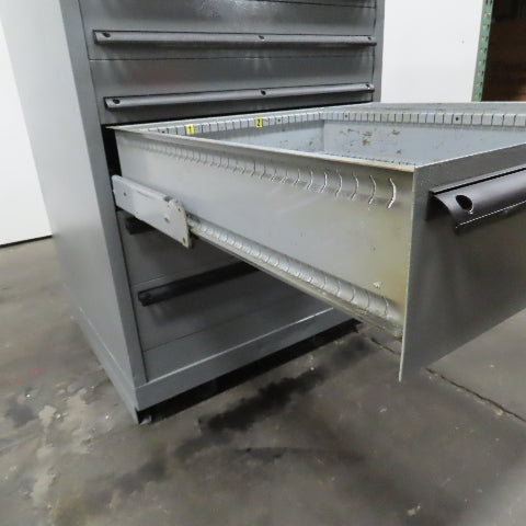 14 Drawer Industrial Small Parts Tool Storage Cabinet 28" x 28" x 54" (Painted)