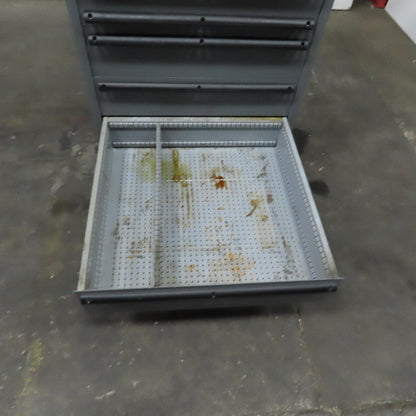14 Drawer Industrial Small Parts Tool Storage Cabinet 28" x 28" x 54" (Painted)