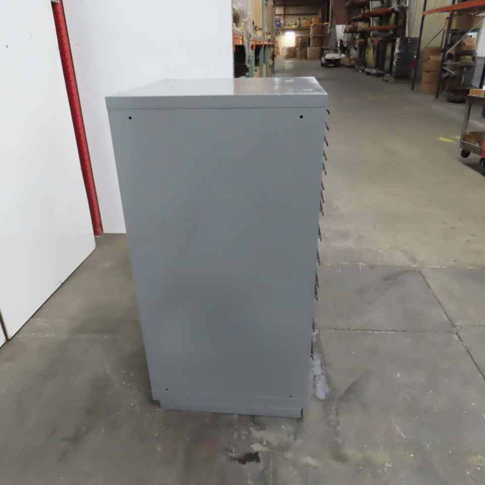 14 Drawer Industrial Small Parts Tool Storage Cabinet 28" x 28" x 54" (Painted)