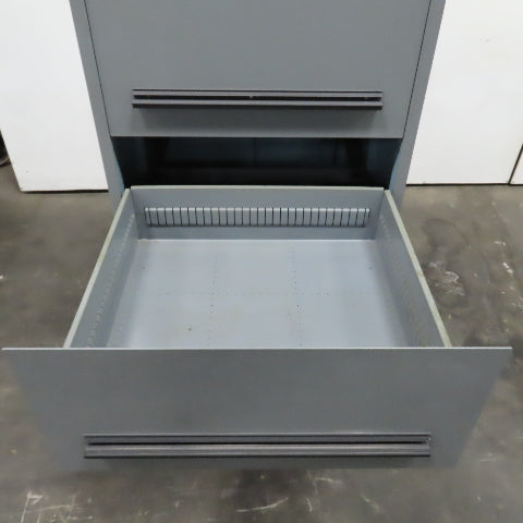 Stanley Vidmar 4-Drawer Industrial Parts Tool Storage Shop Cabinet 30"x28"x59"