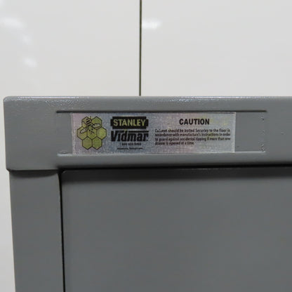 Stanley Vidmar 4-Drawer Industrial Parts Tool Storage Shop Cabinet 30"x28"x59"
