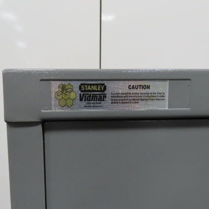 Stanley Vidmar 4-Drawer Industrial Parts Tool Storage Shop Cabinet 30"x28"x59"