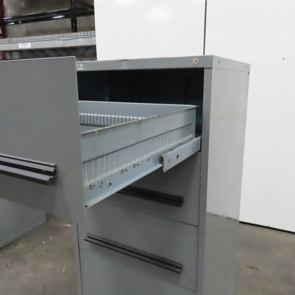 Stanley Vidmar 4-Drawer Industrial Parts Tool Storage Shop Cabinet 30"x28"x59"