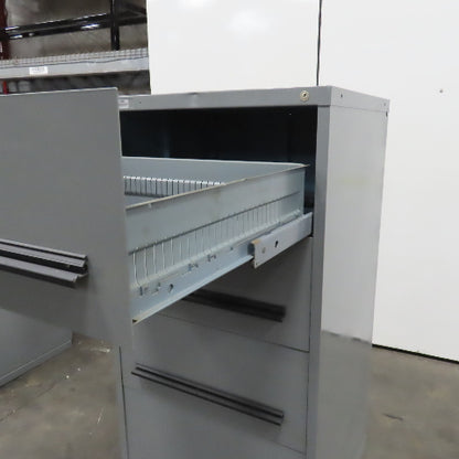 Stanley Vidmar 4-Drawer Industrial Parts Tool Storage Shop Cabinet 30"x28"x59"