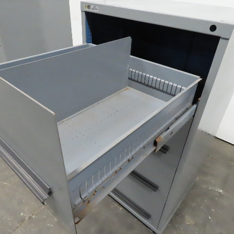 Stanley Vidmar 4-Drawer Industrial Parts Tool Storage Shop Cabinet 30"x28"x59"