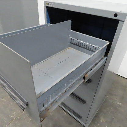 Stanley Vidmar 4-Drawer Industrial Parts Tool Storage Shop Cabinet 30"x28"x59"