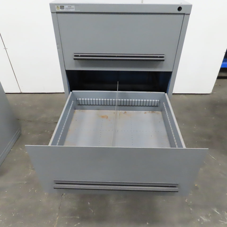 Stanley Vidmar 4-Drawer Industrial Parts Tool Storage Shop Cabinet 30"x28"x59"