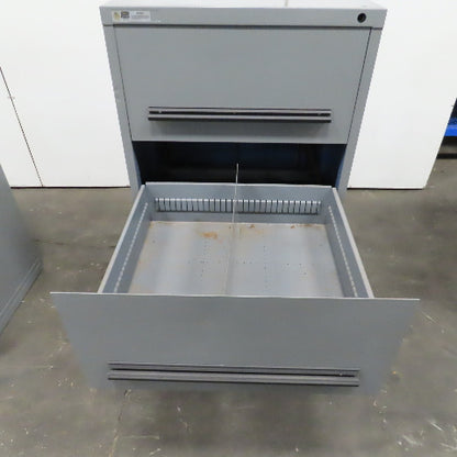 Stanley Vidmar 4-Drawer Industrial Parts Tool Storage Shop Cabinet 30"x28"x59"