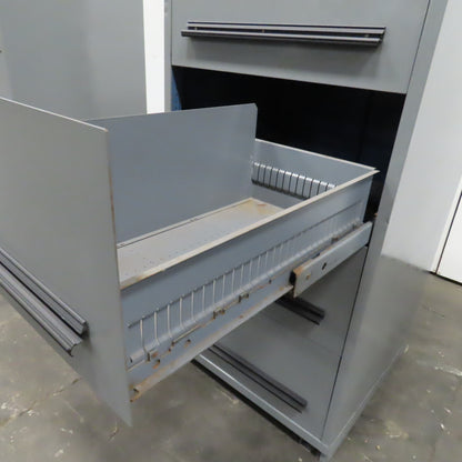 Stanley Vidmar 4-Drawer Industrial Parts Tool Storage Shop Cabinet 30"x28"x59"