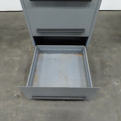 Stanley Vidmar 4-Drawer Industrial Parts Tool Storage Shop Cabinet 30"x28"x59"