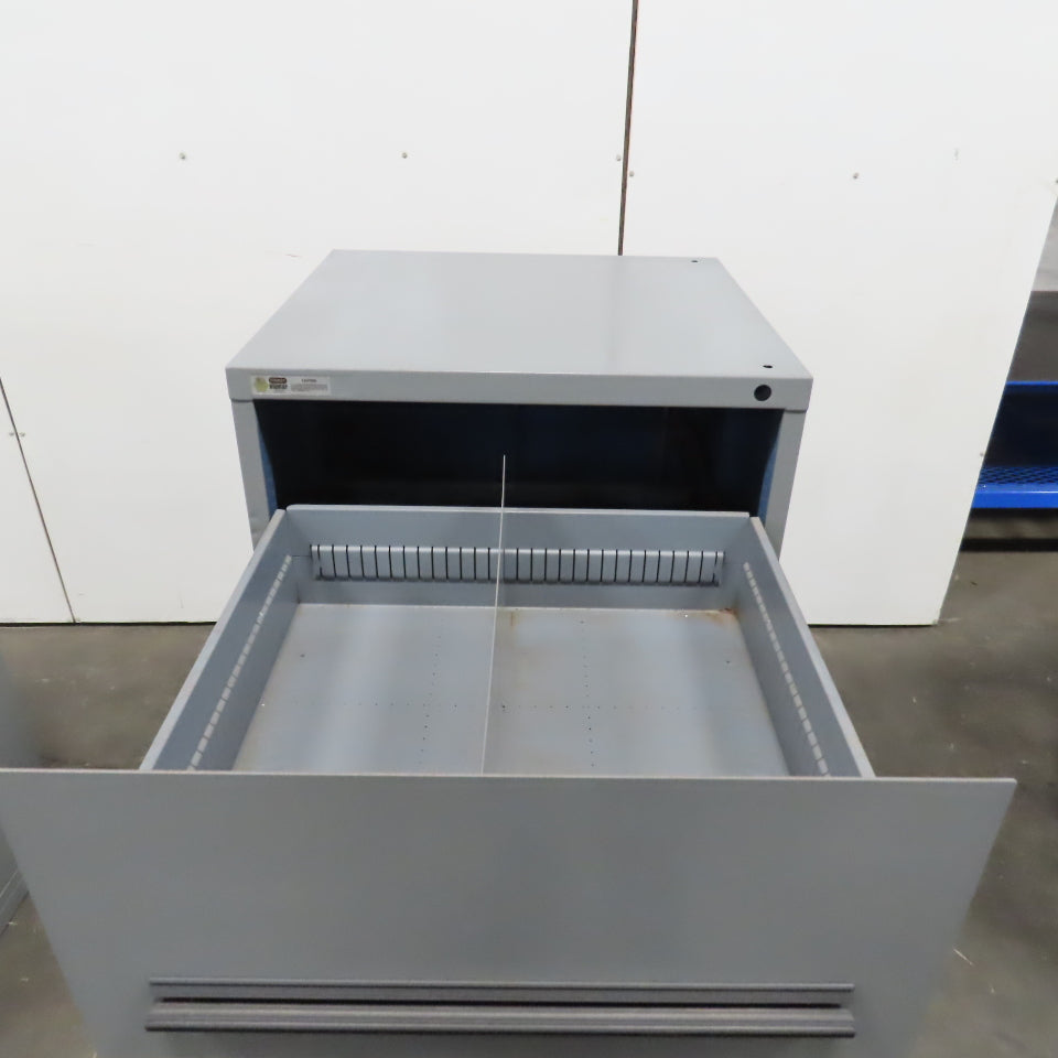 Stanley Vidmar 4-Drawer Industrial Parts Tool Storage Shop Cabinet 30"x28"x59"