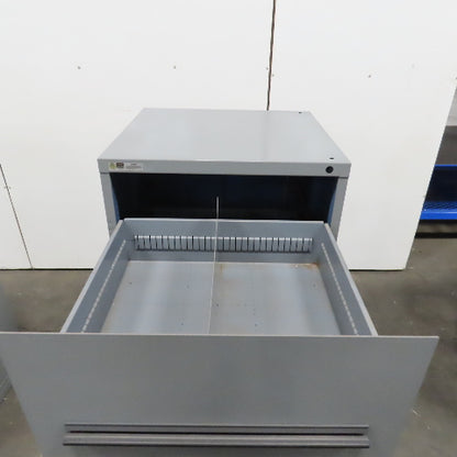 Stanley Vidmar 4-Drawer Industrial Parts Tool Storage Shop Cabinet 30"x28"x59"