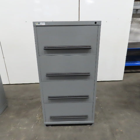 Stanley Vidmar 4-Drawer Industrial Parts Tool Storage Shop Cabinet 30"x28"x59"