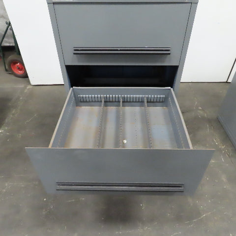 Stanley Vidmar 4-Drawer Industrial Parts Tool Storage Shop Cabinet 30"x28"x59"