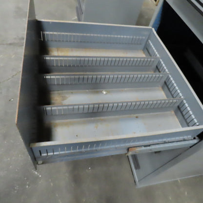 Stanley Vidmar 4-Drawer Industrial Parts Tool Storage Shop Cabinet 30"x28"x59"