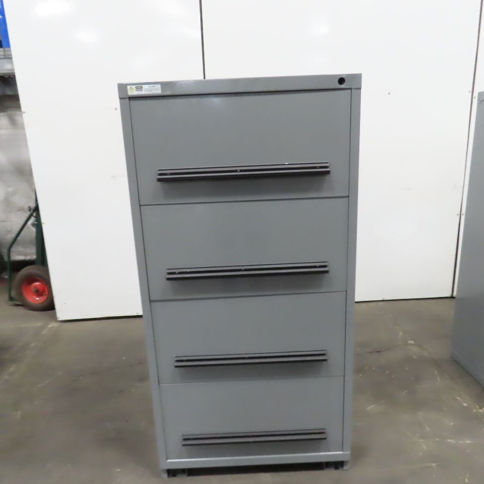 Stanley Vidmar 4-Drawer Industrial Parts Tool Storage Shop Cabinet 30"x28"x59"