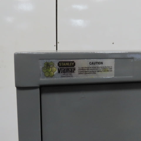 Stanley Vidmar 4-Drawer Industrial Parts Tool Storage Shop Cabinet 30"x28"x59"