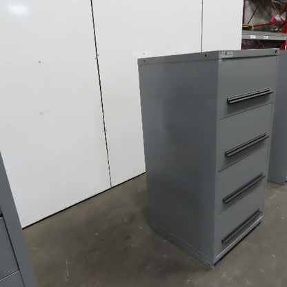 Stanley Vidmar 4-Drawer Industrial Parts Tool Storage Shop Cabinet 30"x28"x59"