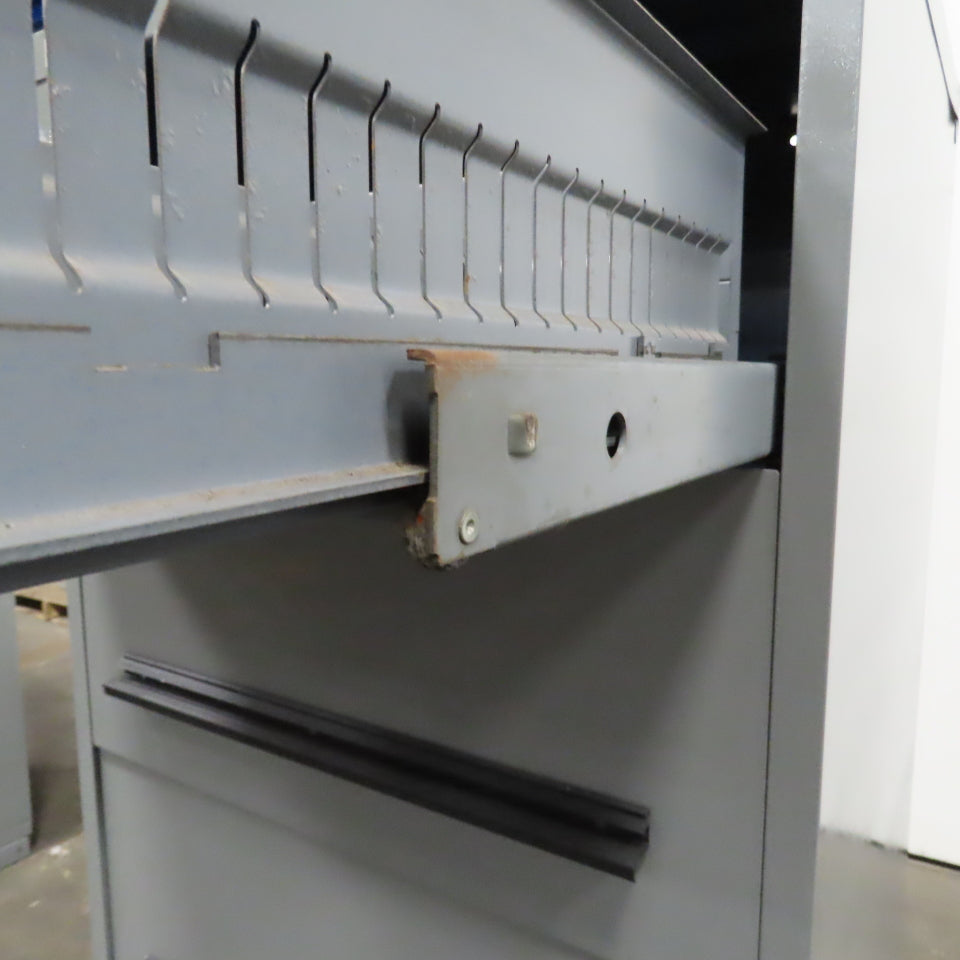 Stanley Vidmar 4-Drawer Industrial Parts Tool Storage Shop Cabinet 30"x28"x59"