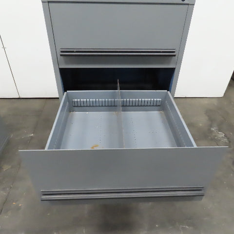 Stanley Vidmar 4-Drawer Industrial Parts Tool Storage Shop Cabinet 30"x28"x59"