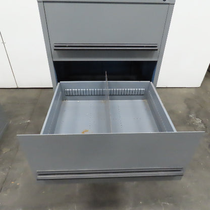 Stanley Vidmar 4-Drawer Industrial Parts Tool Storage Shop Cabinet 30"x28"x59"