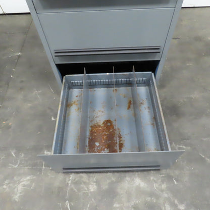 Stanley Vidmar 4-Drawer Industrial Parts Tool Storage Shop Cabinet 30"x28"x59"