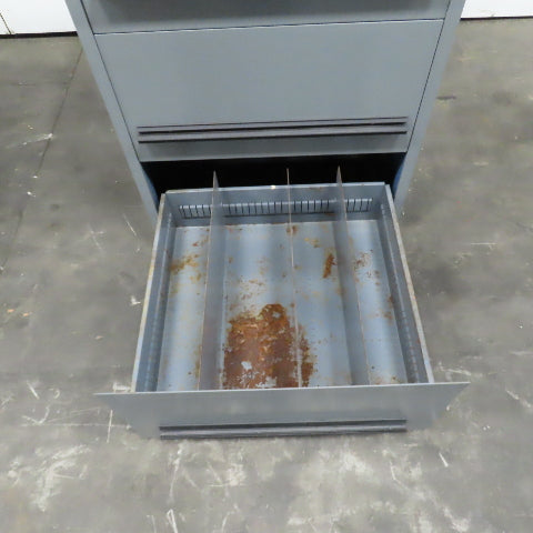 Stanley Vidmar 4-Drawer Industrial Parts Tool Storage Shop Cabinet 30"x28"x59"