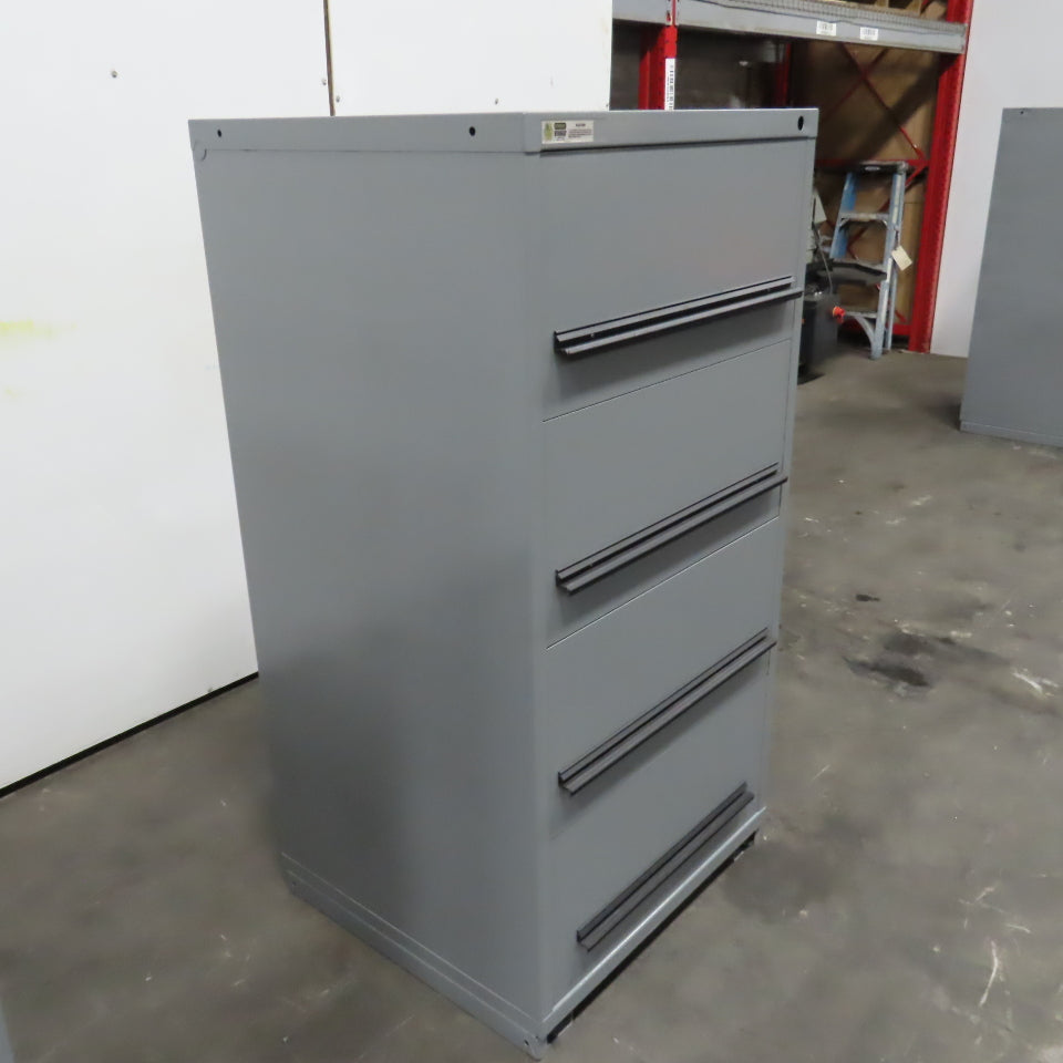 Stanley Vidmar 4-Drawer Industrial Parts Tool Storage Shop Cabinet 30"x28"x59"
