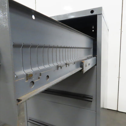 Stanley Vidmar 4-Drawer Industrial Parts Tool Storage Shop Cabinet 30"x28"x59"