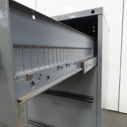 Stanley Vidmar 4-Drawer Industrial Parts Tool Storage Shop Cabinet 30"x28"x59"