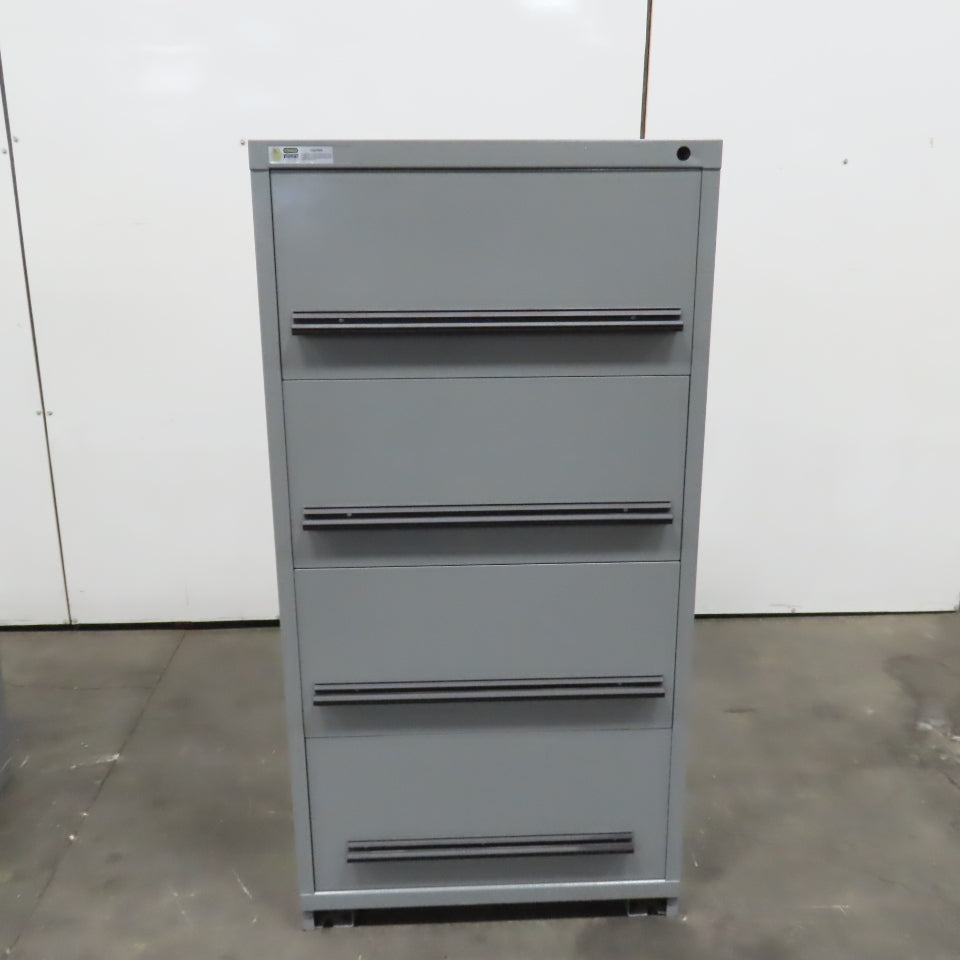 Stanley Vidmar 4-Drawer Industrial Parts Tool Storage Shop Cabinet 30"x28"x59"