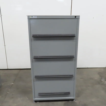 Stanley Vidmar 4-Drawer Industrial Parts Tool Storage Shop Cabinet 30"x28"x59"
