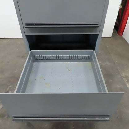 Stanley Vidmar 4-Drawer Industrial Parts Tool Storage Shop Cabinet 30"x28"x59"