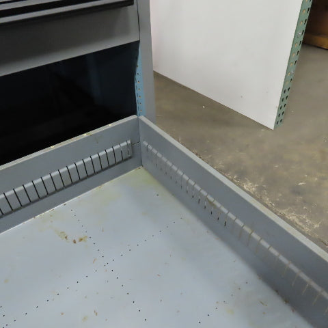 Stanley Vidmar 4-Drawer Industrial Parts Tool Storage Shop Cabinet 30"x28"x59"