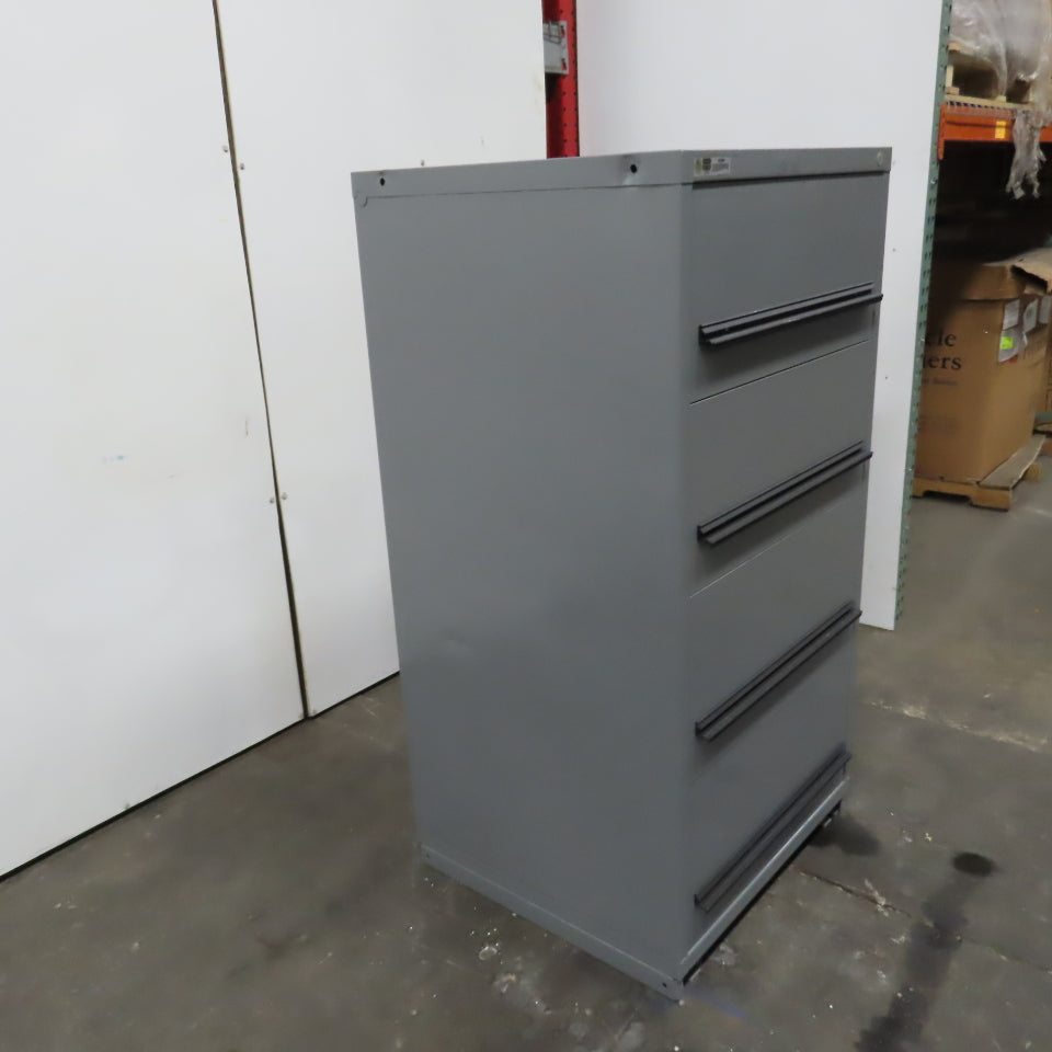 Stanley Vidmar 4-Drawer Industrial Parts Tool Storage Shop Cabinet 30"x28"x59"