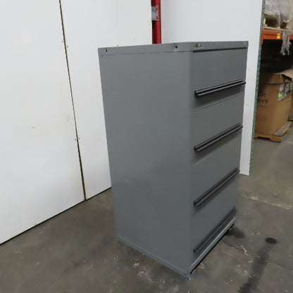 Stanley Vidmar 4-Drawer Industrial Parts Tool Storage Shop Cabinet 30"x28"x59"