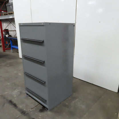 Stanley Vidmar 4-Drawer Industrial Parts Tool Storage Shop Cabinet 30"x28"x59"