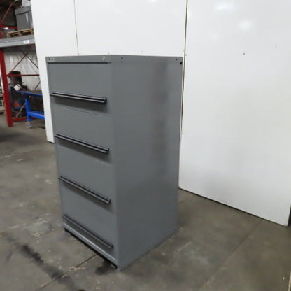 Stanley Vidmar 4-Drawer Industrial Parts Tool Storage Shop Cabinet 30"x28"x59"