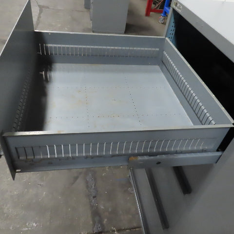 Stanley Vidmar 4-Drawer Industrial Parts Tool Storage Shop Cabinet 30"x28"x59"