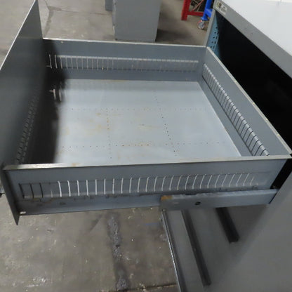 Stanley Vidmar 4-Drawer Industrial Parts Tool Storage Shop Cabinet 30"x28"x59"