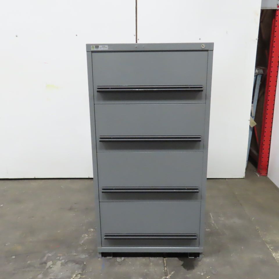 Stanley Vidmar 4-Drawer Industrial Parts Tool Storage Shop Cabinet 30"x28"x59"