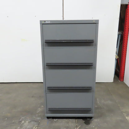 Stanley Vidmar 4-Drawer Industrial Parts Tool Storage Shop Cabinet 30"x28"x59"