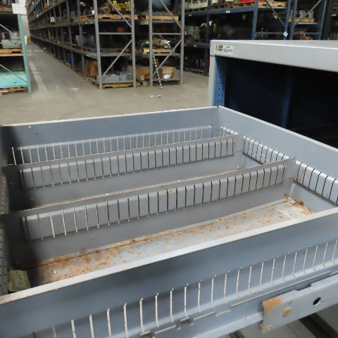 Stanley Vidmar 4-Drawer Industrial Parts Tool Storage Shop Cabinet 30"x28"x59"