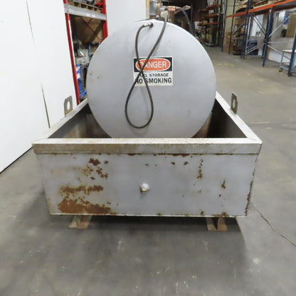 Hall Tank 750 Gallon Steel Bulk Diesel Fuel Storage Tank W/Containment System