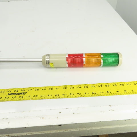 Menics MT5C3BL-RYG 3-Stack Tower Light 110-120VAC Green, Amber, Red Parts/Repair