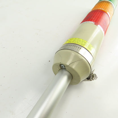 Menics MT5C3BL-RYG 3-Stack Tower Light 110-120VAC Green, Amber, Red Parts/Repair
