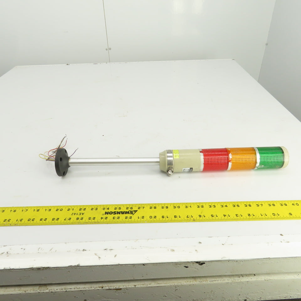 Menics MT5C3BL-RYG 3-Stack Tower Light 110-120VAC Green, Amber, Red Parts/Repair