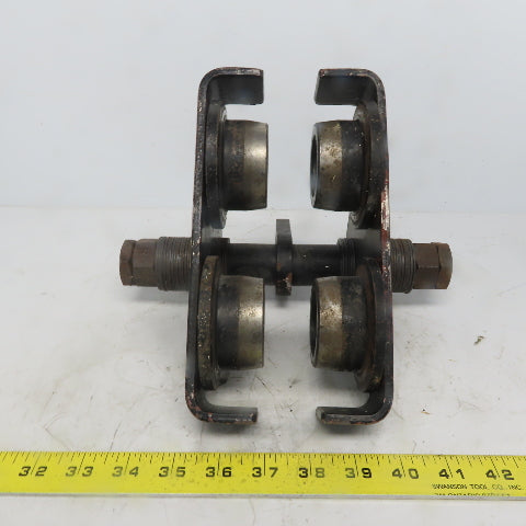 CM Series 633 1/2 Ton Push/Pull Ball Bearing Hoist Beam Trolley 2-1/2" to 5-5/8"