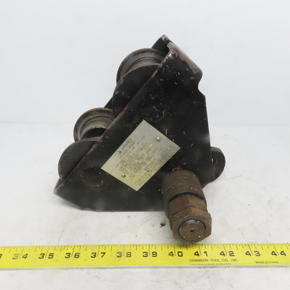 CM Series 633 1/2 Ton Push/Pull Ball Bearing Hoist Beam Trolley 2-1/2" to 5-5/8"
