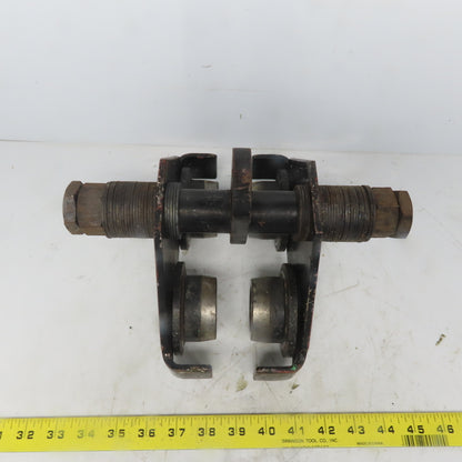 CM Series 633 1/2 Ton Push/Pull Ball Bearing Hoist Beam Trolley 2-1/2" to 5-5/8"